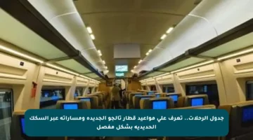 جدول الرحلات.. تعرف على مواعيد قطار تالجو الجديدة ومساراته عبر السكك الحديدية بشكل مفصل